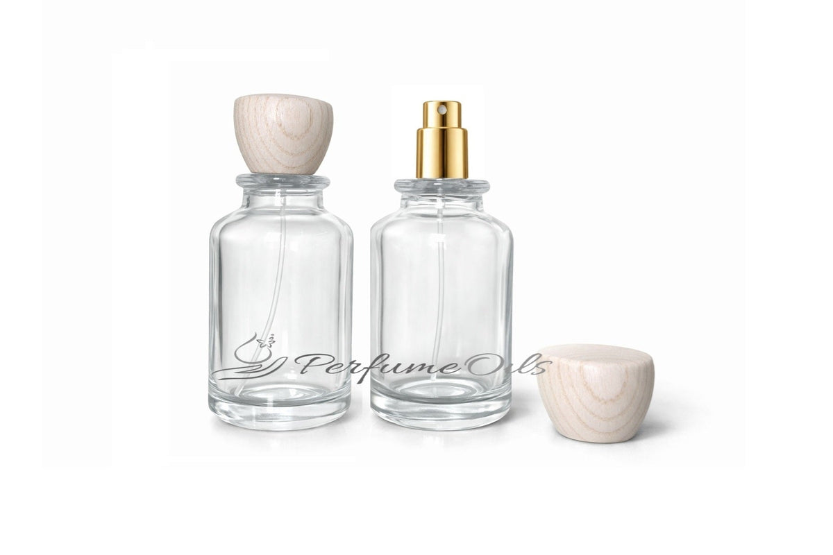 Bloom Bottle - 100ml Clear with Tapered Cap (Screw)