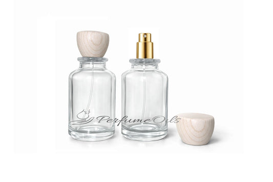 Bloom Bottle - 100ml Clear with Tapered Cap (Screw)