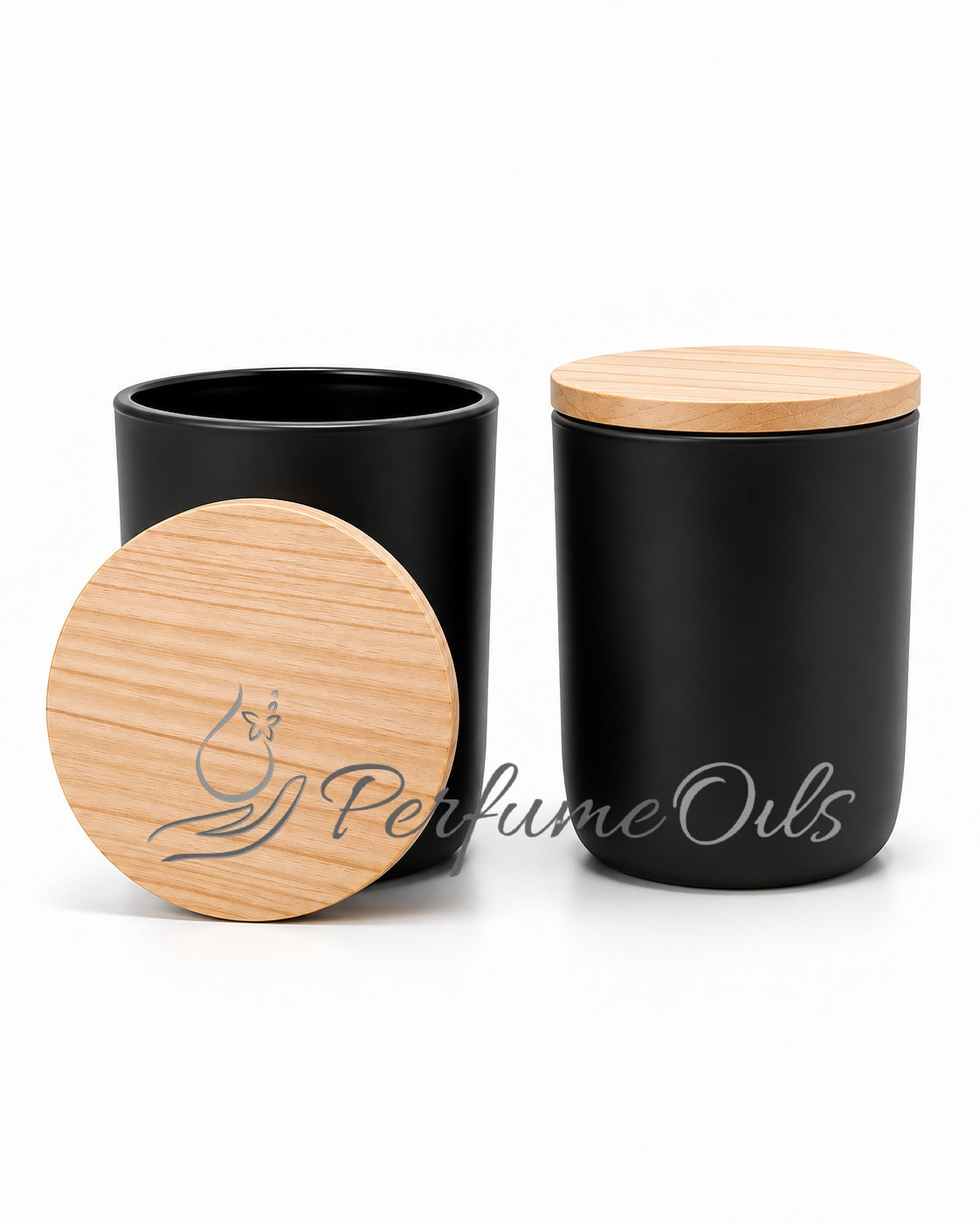 Candle Jars - 295ml (Wooden Lid)
