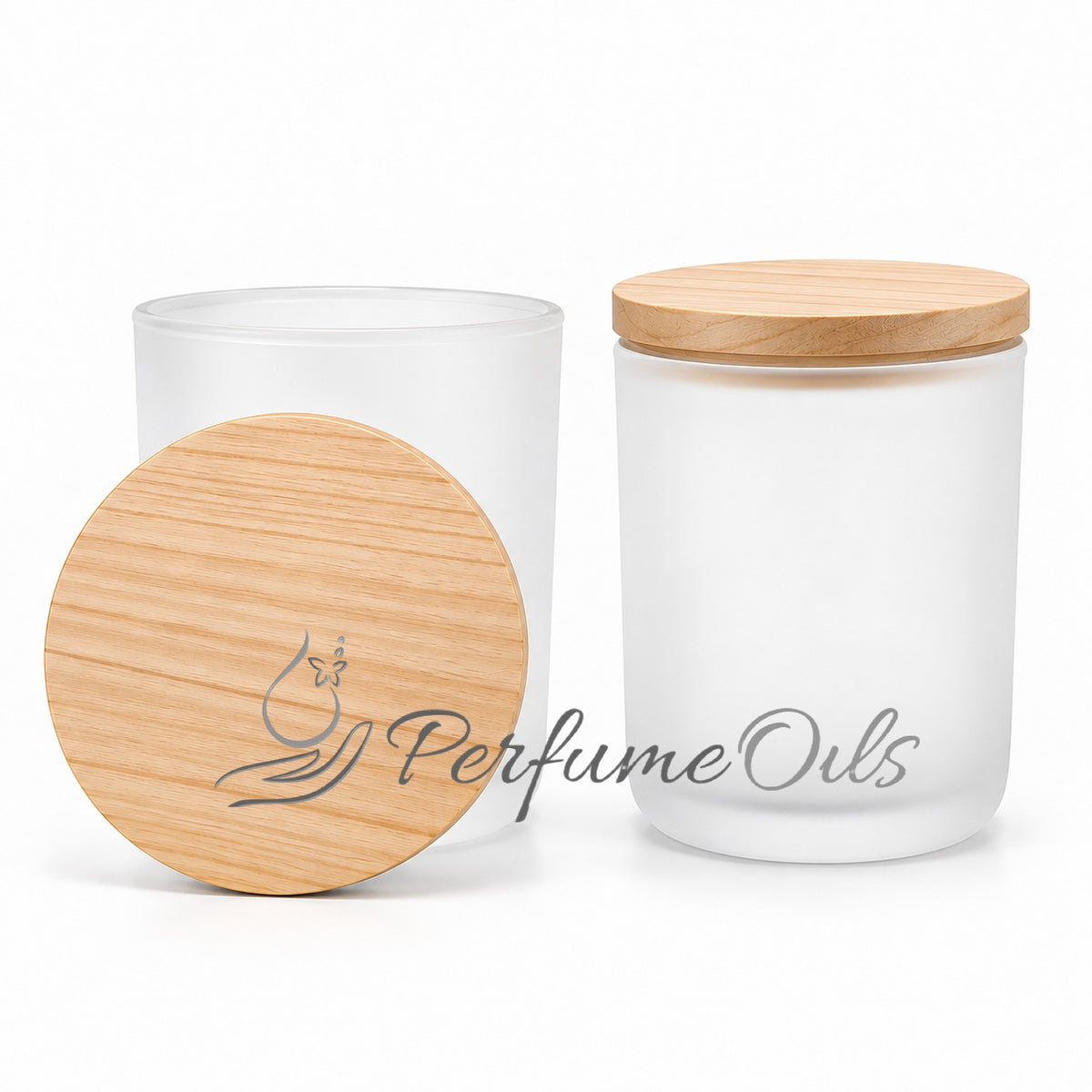 Candle Jars - 295ml (Wooden Lid)