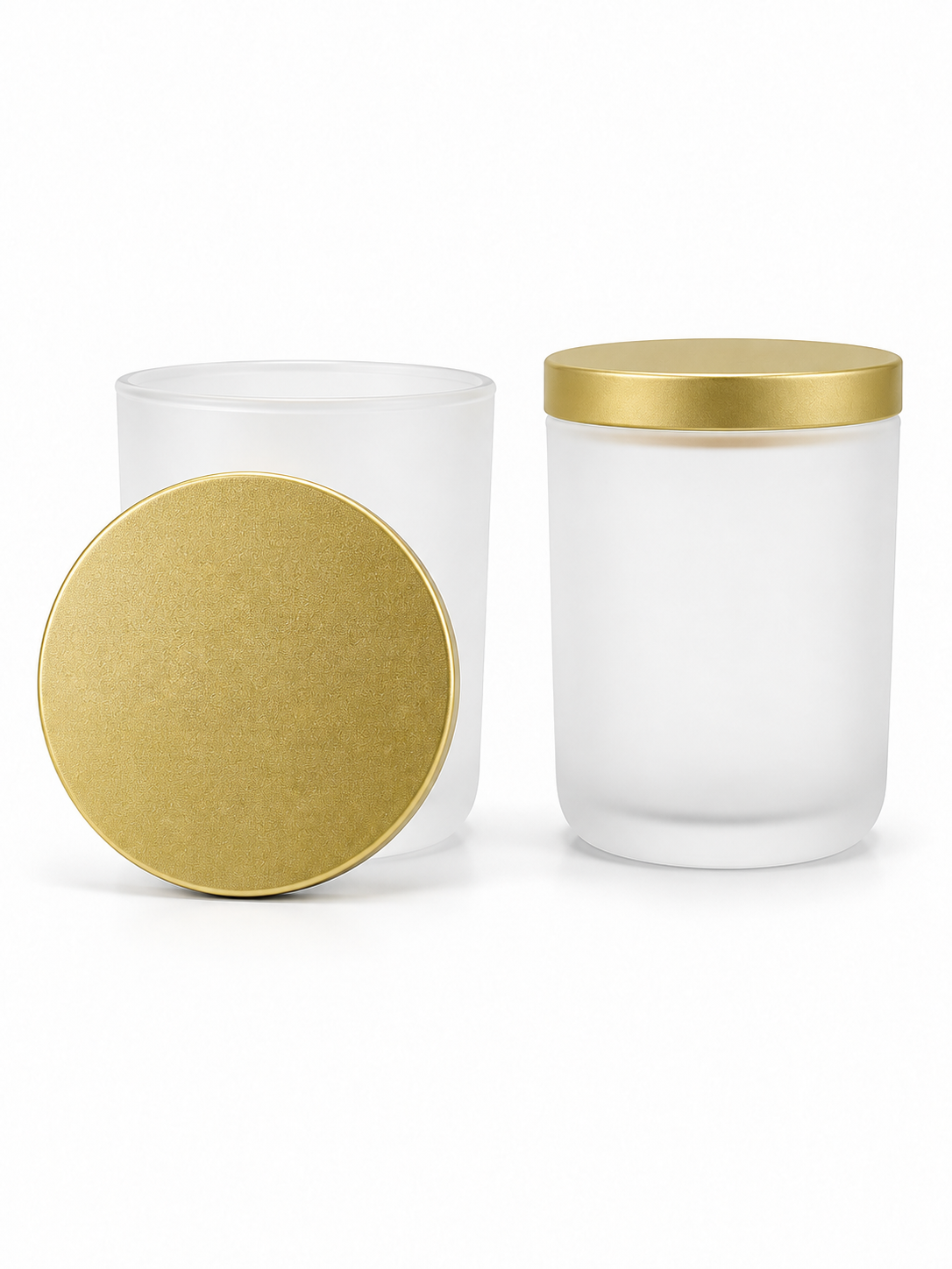 Candle Jars - 295ml (Matte Gold Lid)