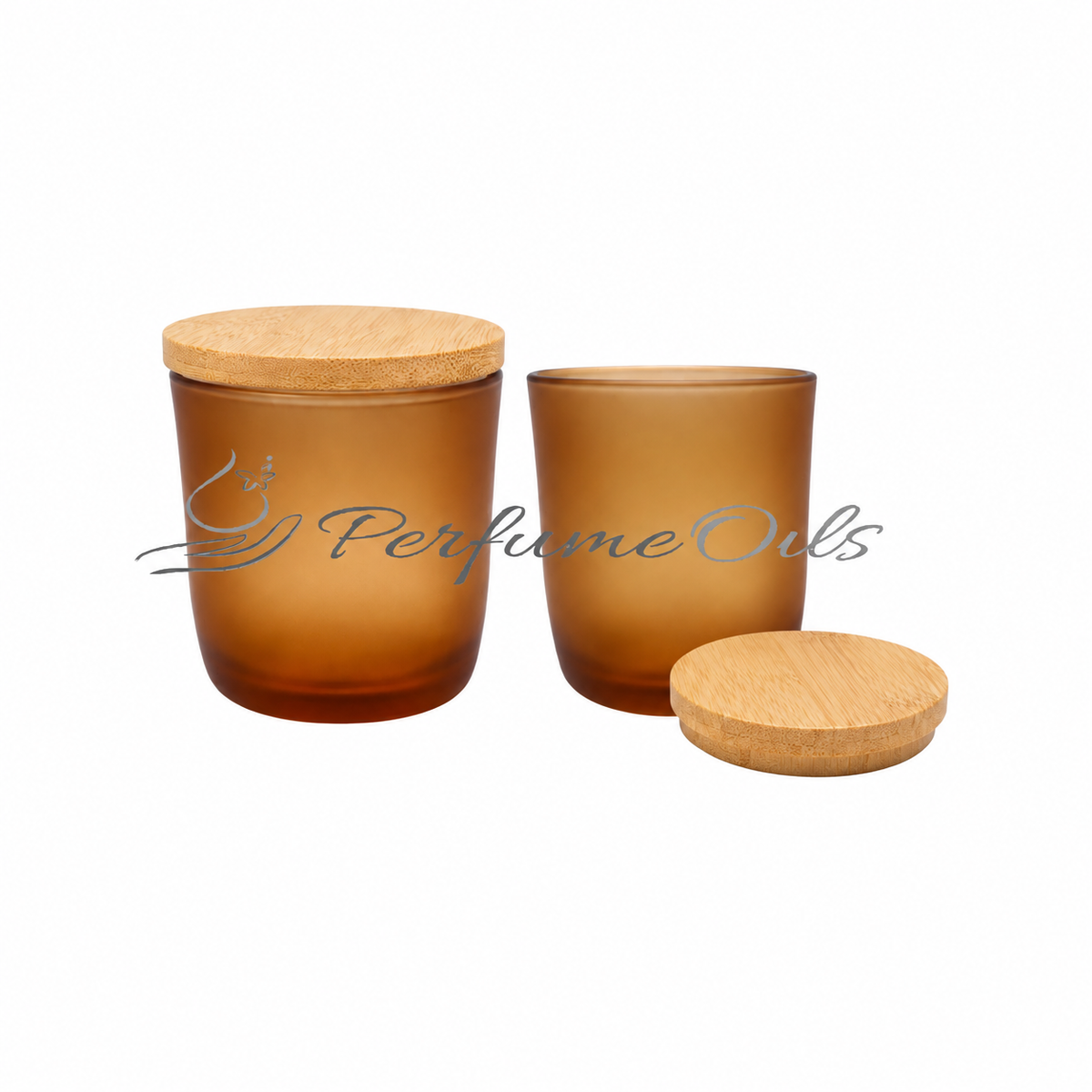Candle Jars - 295ml (Bamboo Lid)