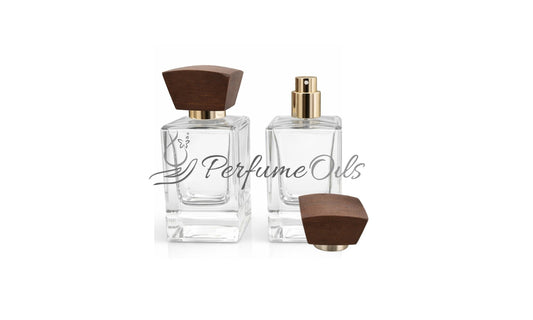 Legacy Bottle Clear with Wooden Cap - 50ml (Screw)