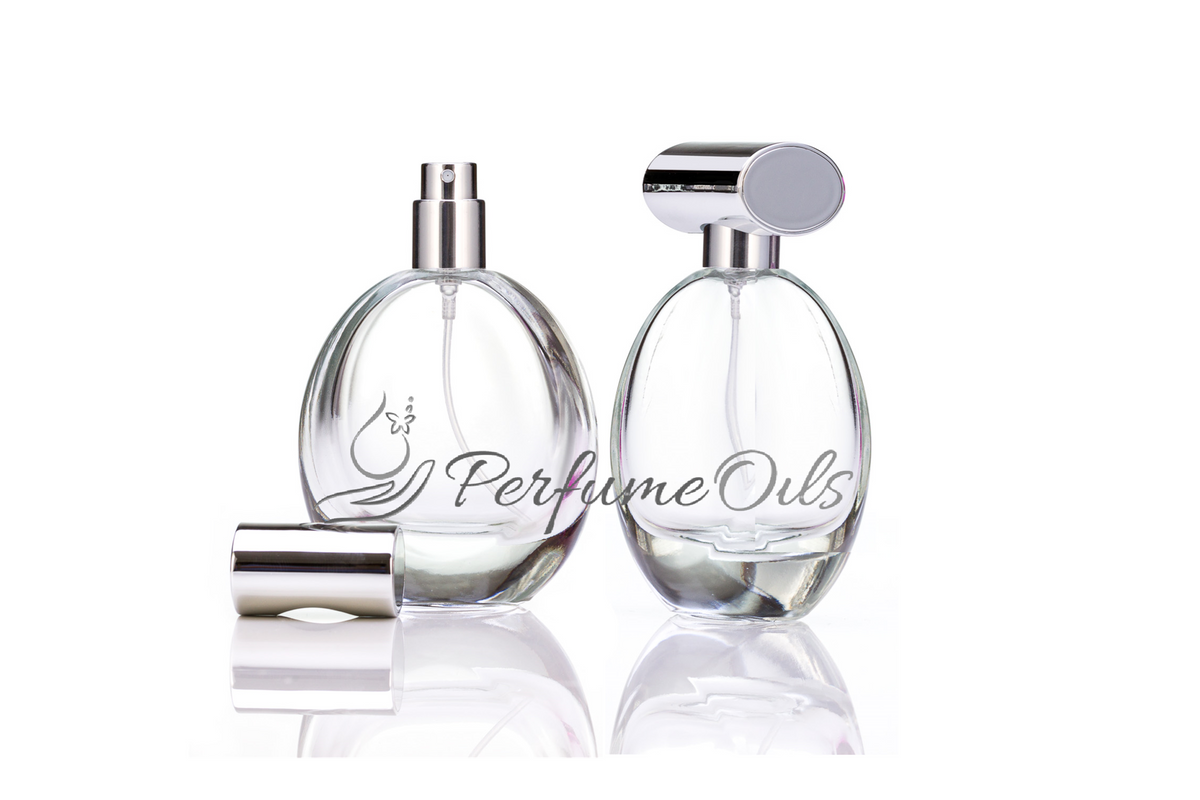Oval Bottle -55ml Clear (Screw)