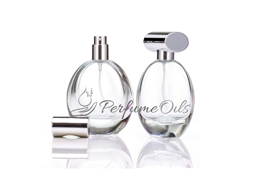 Oval Bottle -55ml Clear (Screw)